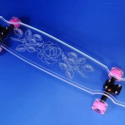 Ghost Long Board Rose Board CLEAR COMPLETES