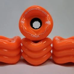 Ghost Long Board Shark Wheels 72mm, Fluorescent Orange