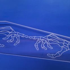 Ghost Long Board Coffin Skeleton Hand