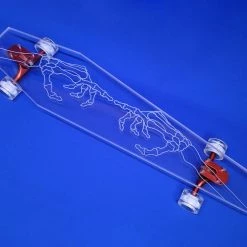 Ghost Long Board Coffin Skeleton Hand