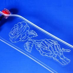 Ghost Long Board Skeleton Rose