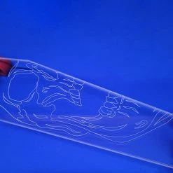 Ghost Long Board Coffin Skull