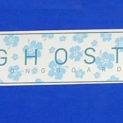 Ghost Long Board STICKERS Hibiscus 4" X 1.4" Sticker