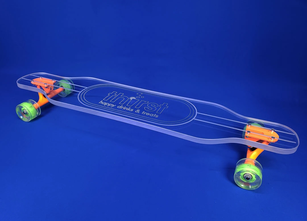 Ghost Long Board Thirst Happy Drinks & Treats CLEAR COMPLETES