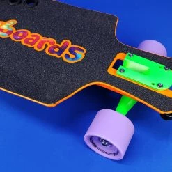 Beercan ALUMINUM COMPLETES Tie Dye Ghost Longboard 35