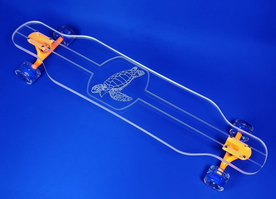 Ghost Long Board Sea Turtle