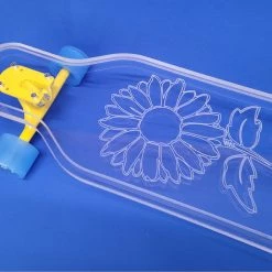 Ghost Long Board CLEAR COMPLETES 40" Platypus Ukraine Sunflower Board - Help Ukrainian Refugees