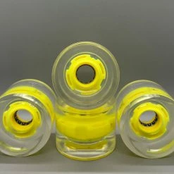 Ghost Long Board Yellow Light Up Wheels 70MM LONGBOARD