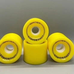 Ghost Long Board Yellow Wheels 70MM (4) LONGBOARD