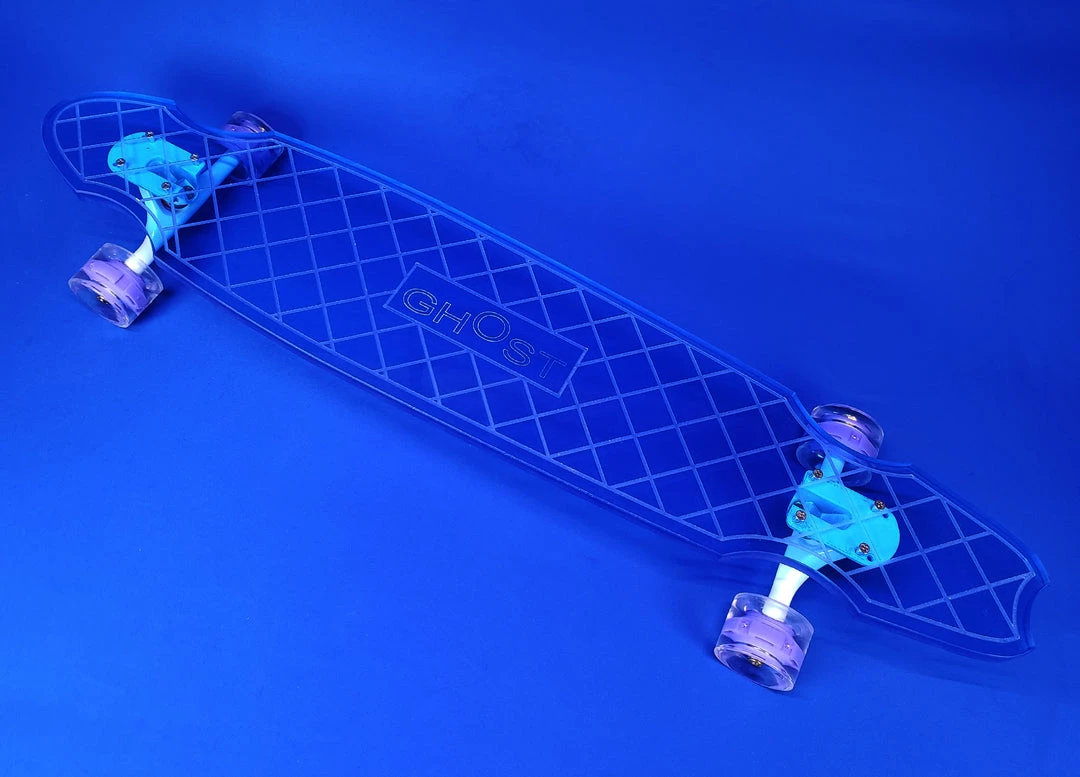 Ghost Long Board Blue Ghost Waffle CLEAR BLUE COMPLETES