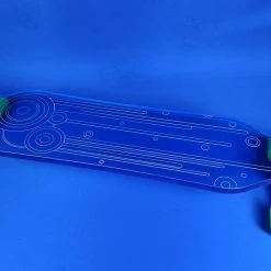 Ghost Long Board CLEAR BLUE COMPLETES Blue Deco