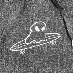 Ghost Long Board HOODIES Skater Ghost - Grey