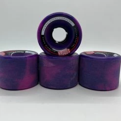 Ghost Long Board LONGBOARD Hawgs Chubby Hawg 60Mm 78A Blue/Wht Swirl Wheels Set