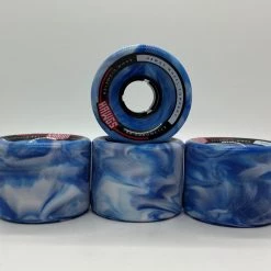 Ghost Long Board LONGBOARD Hawgs Chubby Hawg 60Mm 78A Blue/Wht Swirl Wheels Set