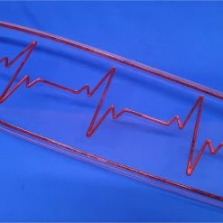 Ghost Long Board 48" Pintail Heartbeat Resin Board CLEAR COMPLETES