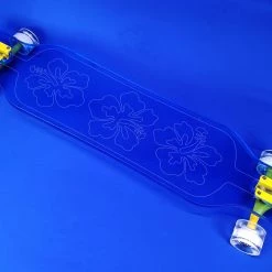 Ghost Long Board Blue Hibiscus CLEAR BLUE COMPLETES