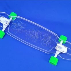 Ghost Long Board DEALS & STEALS 30" Wheel Cut Hibiscus, Closeout