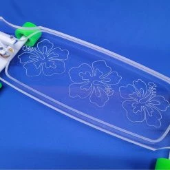 Ghost Long Board DEALS & STEALS 30" Wheel Cut Hibiscus, Closeout