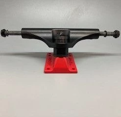 Ghost Long Board Litezpeed Black/Red Trucks - 5.25" Hanger 8.0" Axle