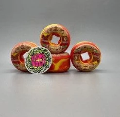 Ghost Long Board Slime Balls - Jeremy Fish Bunny Burger Balls Wheels 56mm 99a