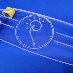 Ghost Long Board DEALS & STEALS 30" Wheel Cut Surf And Sun, Closeout