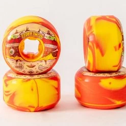 Ghost Long Board Slime Balls - Jeremy Fish Bunny Burger Balls Wheels 56mm 99a
