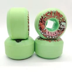 Ghost Long Board SANTA CRUZ SLIME BALLS GUTS SPEED BALLS 56MM 99A GREEN