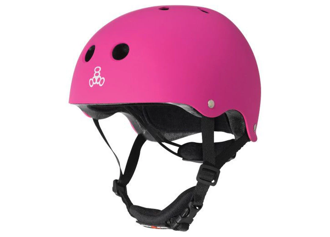 Ghost Long Board Triple 8 Neon Pink Lil 8 Helmet HELMETS & PADS