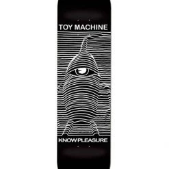 Ghost Long Board Toy Machine TOY DIVISION DECK 8.0 BLACK DECKS