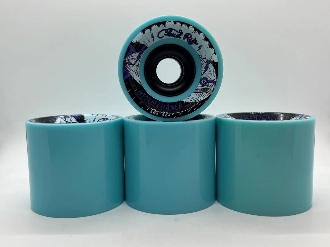 Ghost Long Board Cloud Ride! Storm Chaser 73Mm 77A Turquoise Wheels Set