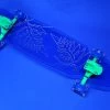Ghost Long Board Blue Tropical Leaves CLEAR BLUE COMPLETES