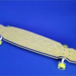 Ghost Long Board 40" Wheel Cut Yellow Resin Swirl